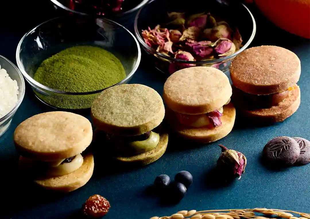 季節限定。4つの味わい。お米の発酵バターサンド。