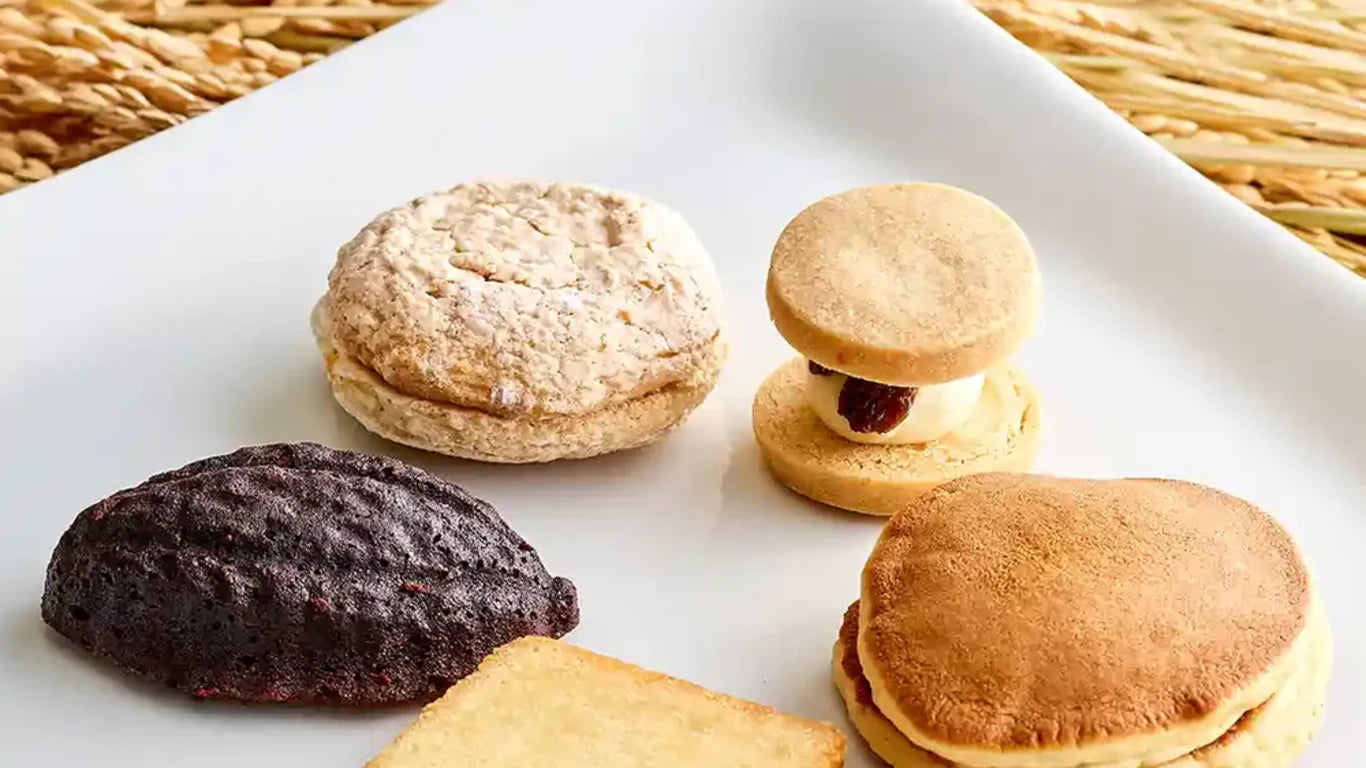 Rice cracker trial set of 6 pieces, simple packaging for home use