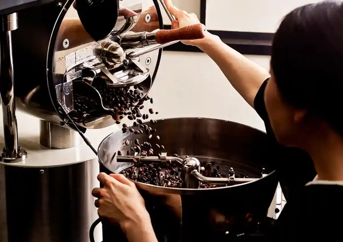 ナナン東京のコーヒー焙煎